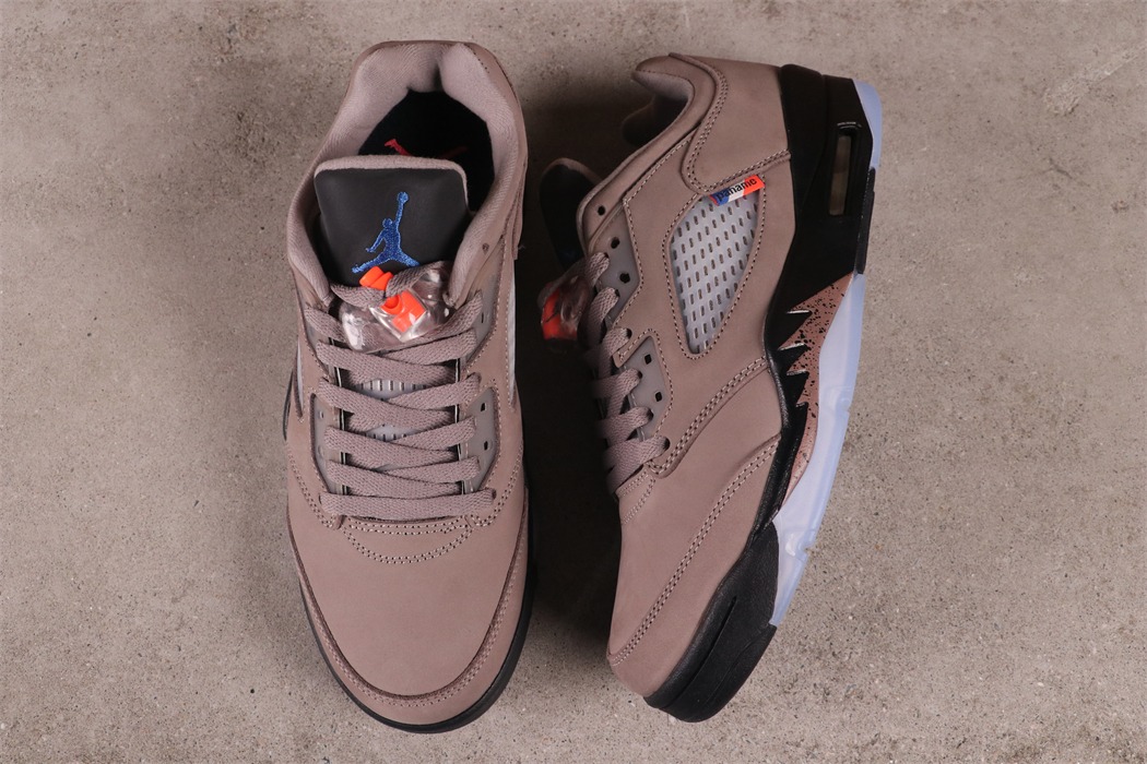 2022 Air Jordan 5 Low Clot Brown Black Shoes - Click Image to Close